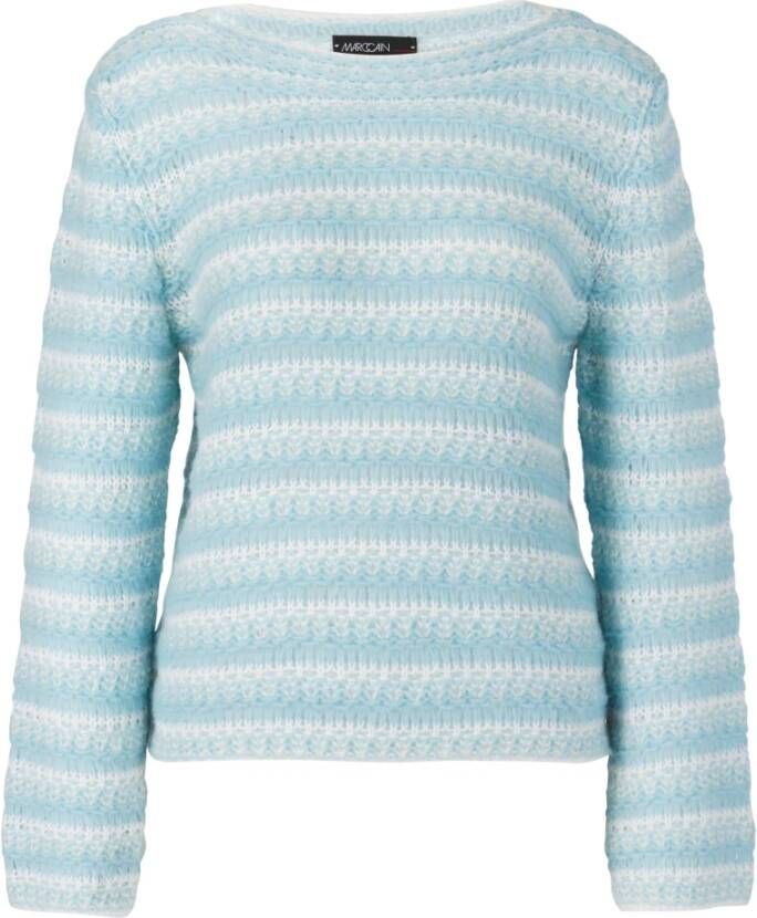 Marc Cain Ronde hals gekweek Blauw Dames