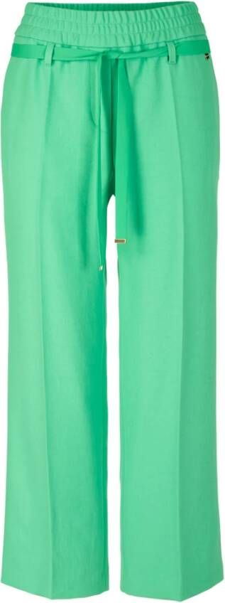 Marc Cain Straight Trousers Groen Dames