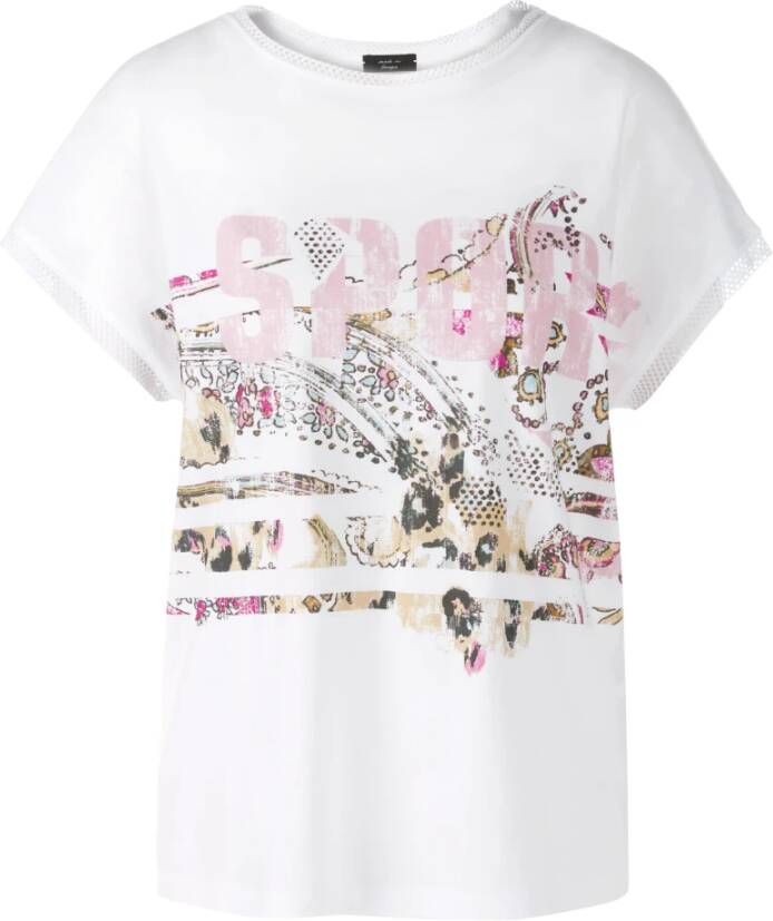 Marc Cain T-shirt met motiefprint