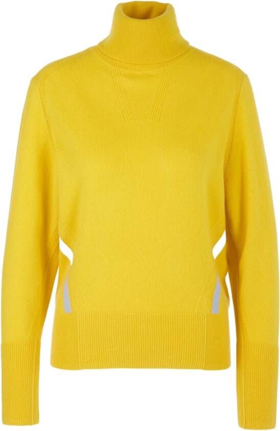 Marc Cain Turtleneck Sweater Yellow Dames