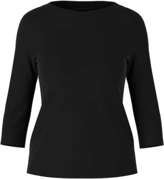 Marc Cain Veelzijdige Blouse van Katoenmix Zwart Dames