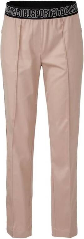 Marc Cain Vooraf-eigendom Satijnen Chino`s voor de Moderne Vrouw Beige Dames