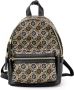 Marc Jacobs Signet Mini Zwart Logo Bedrukte Leren Rugzak Multicolor Dames - Thumbnail 1