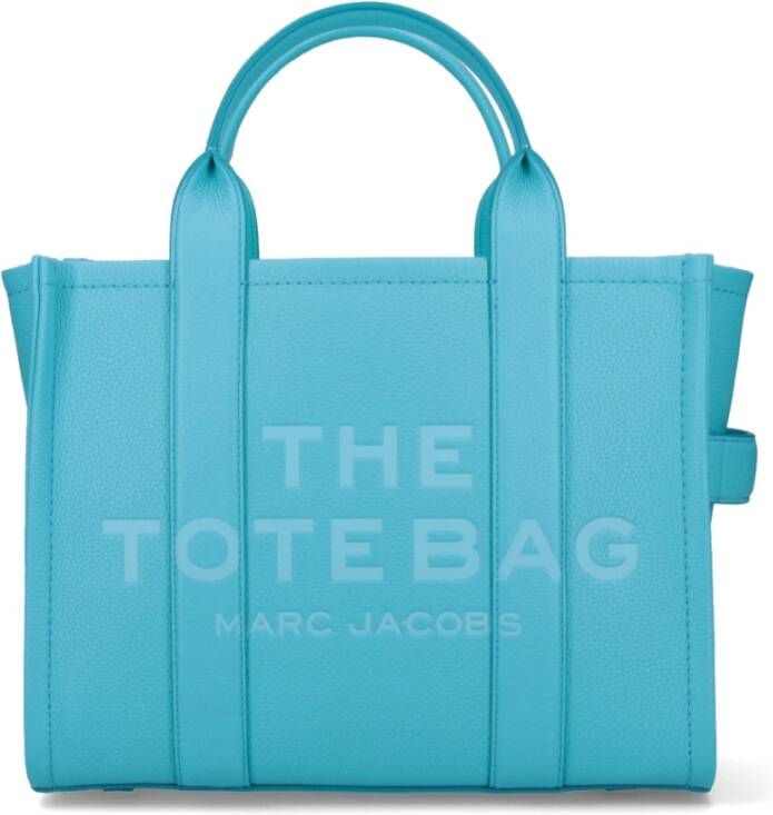 Marc Jacobs Totes The Leather Medium Tote Bag in blauw