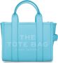 Marc Jacobs Leren Mini Tote Tas met Logo Print Blauw Dames - Thumbnail 10