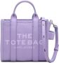Marc Jacobs Leren Mini Tote Tas met Logo Opdruk Purple Dames - Thumbnail 3
