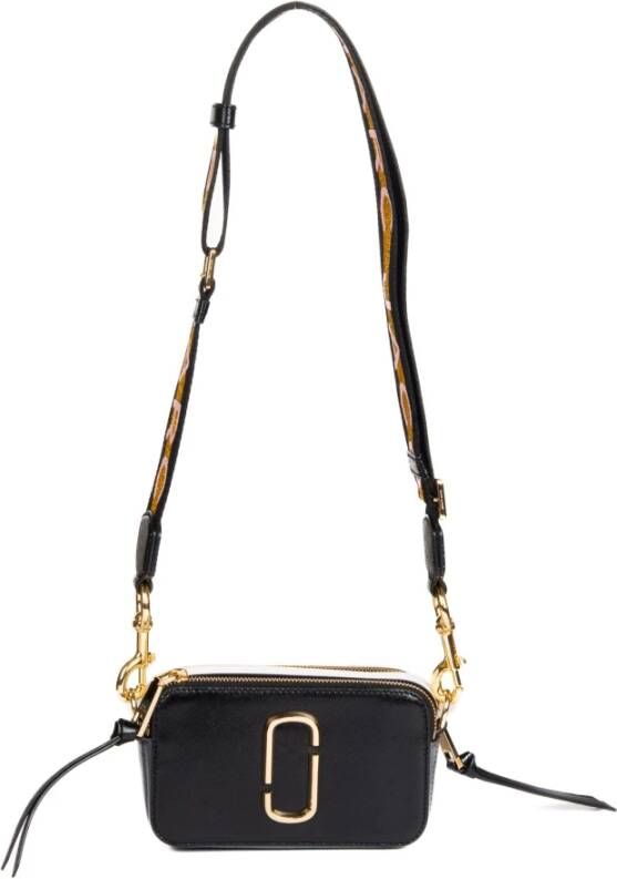 Marc Jacobs Crossbody bags Logo Strap Snapshot Small Camera Bag Leather in zwart