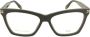 Marc Jacobs Zwarte kattenogen bril met metalen detail Black Unisex - Thumbnail 1