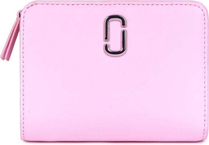 Marc Jacobs Bubblegum Leren Mini Compact Portemonnee Pink Dames