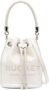 Marc Jacobs Totes Small The Bucket Leather Bag in white