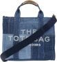 Marc Jacobs Denim Tote Bag met Leren Details Blue Dames - Thumbnail 1