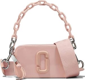 Marc Jacobs Crossbody bags The Snapshot Leather Crossbody Bag in Quarz