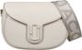 Marc Jacobs Witte Leren Ronde Tas met Double J Paperclip White Dames - Thumbnail 1