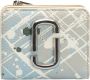 Marc Jacobs De splatter mini compacte portemonnee Blauw Dames - Thumbnail 1