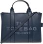 Marc Jacobs Middelgrote Winkeltas met Korrelig Leer en Rits Blue Dames - Thumbnail 7