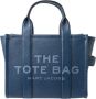Marc Jacobs Totes & shoppers The Leather Mini Tote Bag in blauw - Thumbnail 2