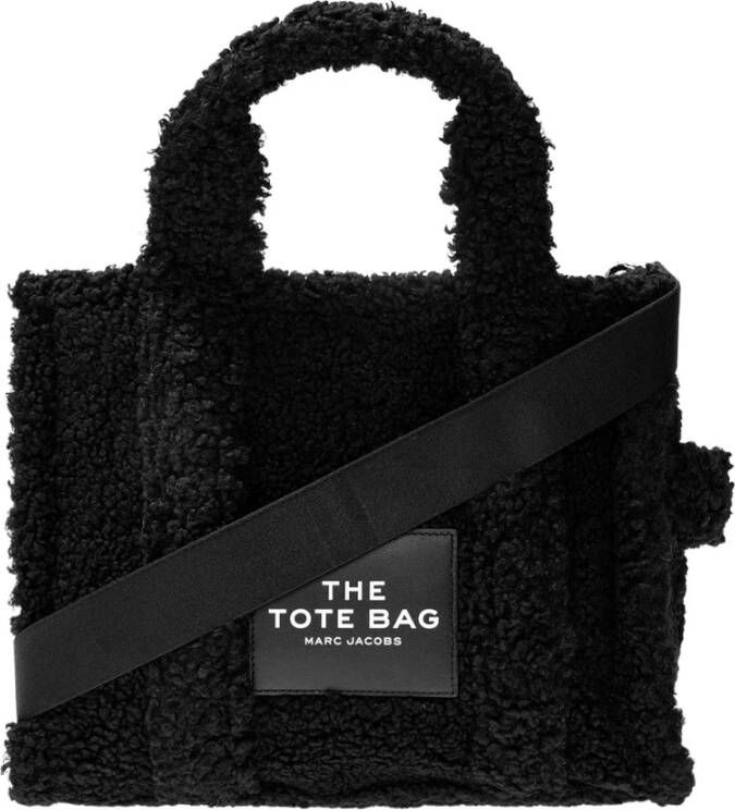 Marc Jacobs Medium Traveler Tote Bag in zwart nepbont Black Dames