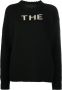 Marc Jacobs Gebreide trui Blijf warm en stijlvol met Inlay Pullover Zwart Dames - Thumbnail 1