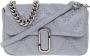Marc Jacobs Crossbody bags The Quilted Leather J Marc Mini Shoulder Bag in grijs - Thumbnail 1