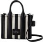 Marc Jacobs Totes Vertical Stripe Leather Tote Bag in wit - Thumbnail 1