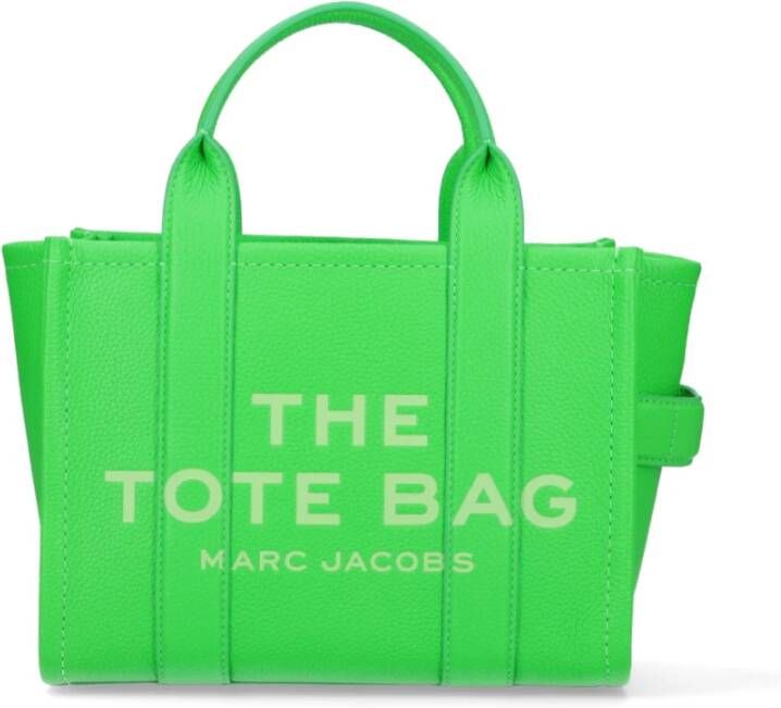 Marc Jacobs Totes The Leather Mini Tote Bag in groen