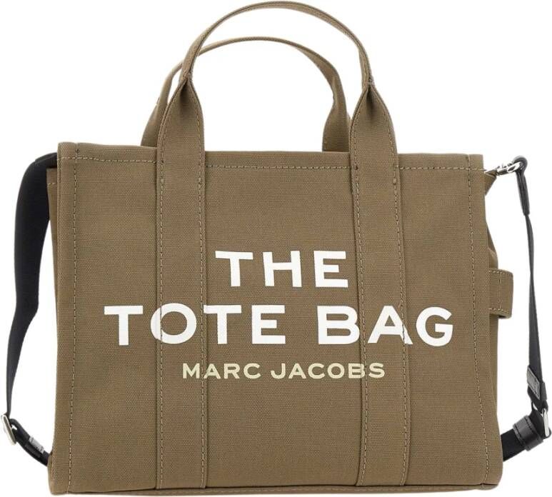 Marc Jacobs Groene Canvas Tote Bag voor de Moderne Vrouw Green Dames