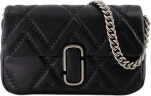 Marc Jacobs Crossbody bags The Quilted Leather J Marc Large Shoulder Bag in black