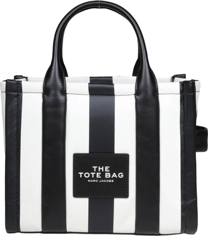 Marc Jacobs Monogram Leren Mini Tote Black Dames