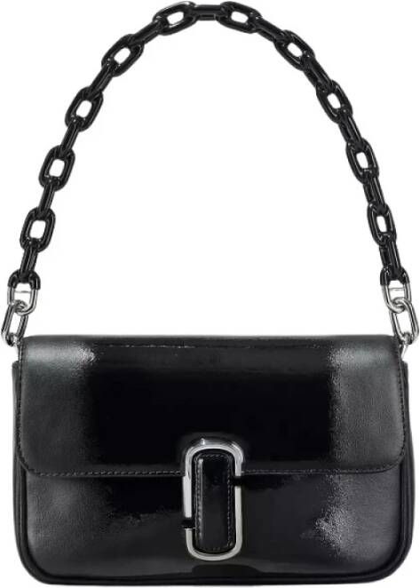 Marc Jacobs Satchels The Shadow Patent Leather Bag in zwart