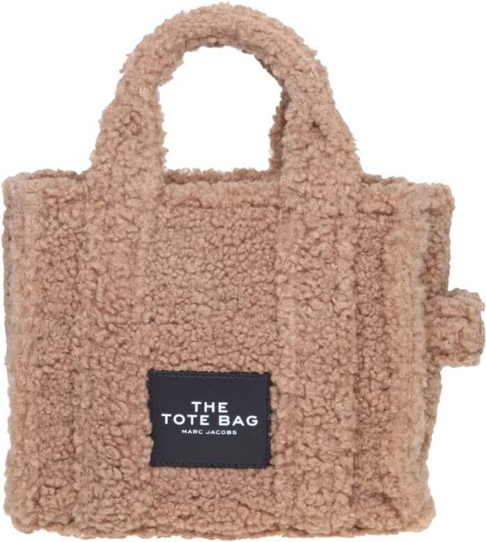 Marc Jacobs Kameel Teddy Handtas met Verstelbare Schouderband Bruin Dames