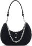 Marc Jacobs Kleine Curve Faux Fur Schoudertas Black Dames - Thumbnail 3