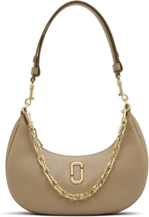 Marc Jacobs Crossbody bags The Small Curve Leather Bag in beige