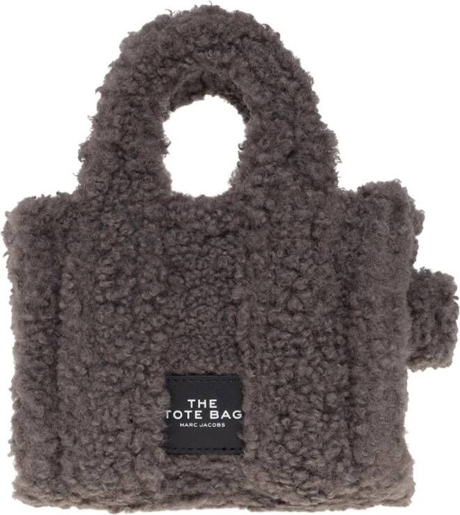 Marc Jacobs Totes The Micro Tote Bag Teddy in grijs