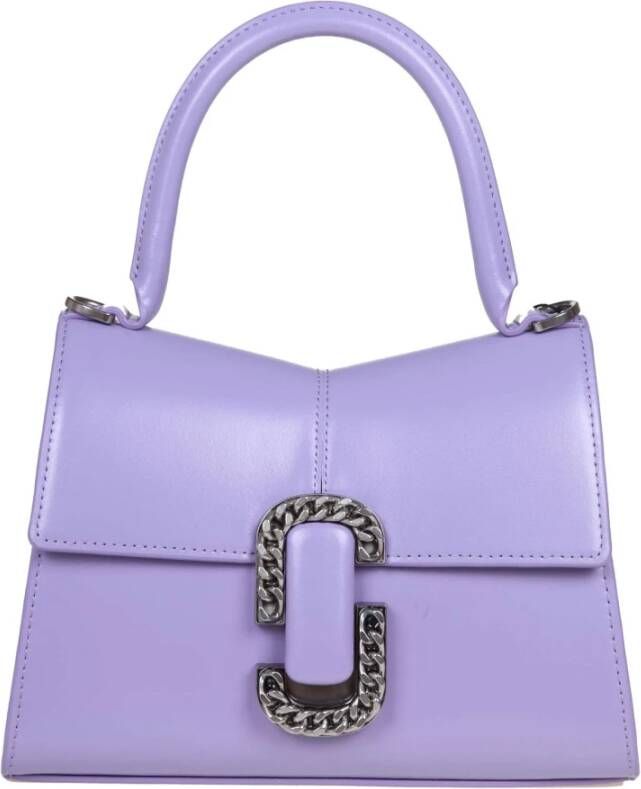 Marc Jacobs Lavendelkleurige Leren Handtas Purple Dames