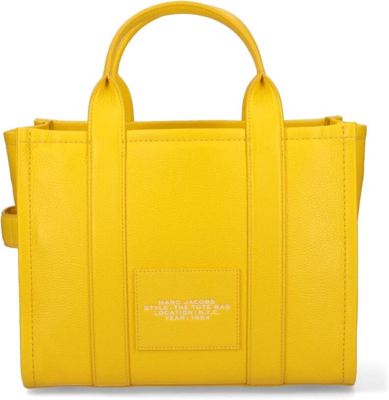 Marc Jacobs Totes The Leather Small Tote Bag Leather in geel - Foto 3