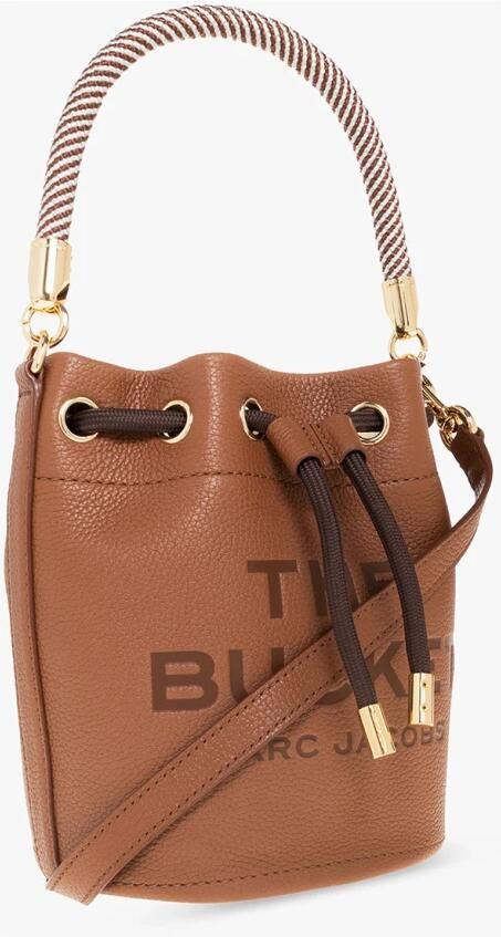 Marc Jacobs De Leren Bucket Bag in lederkleurig leer Brown Dames - Foto 8