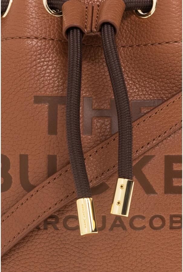 Marc Jacobs De Leren Bucket Bag in lederkleurig leer Brown Dames - Foto 3