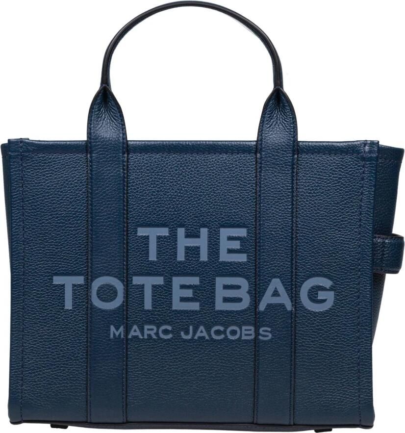 Marc Jacobs Shoppers & Totes The Leather Medium Tote Bag Leather in blauw - Foto 3