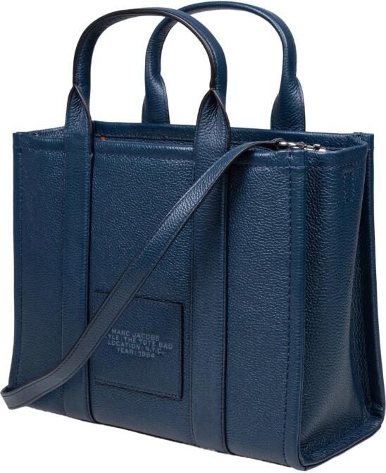 Marc Jacobs Shoppers & Totes The Leather Medium Tote Bag Leather in blauw - Foto 7
