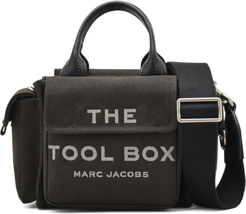 Marc Jacobs Canvas Crossbody Tool Box Tas Black Dames - Foto 4