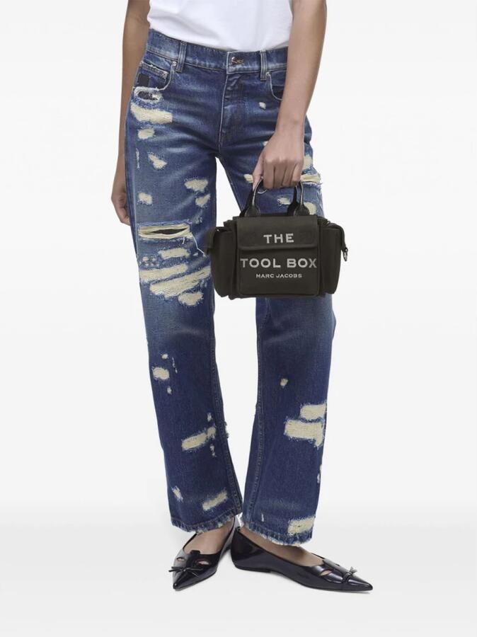 Marc Jacobs Canvas Crossbody Tool Box Tas Black Dames - Foto 7