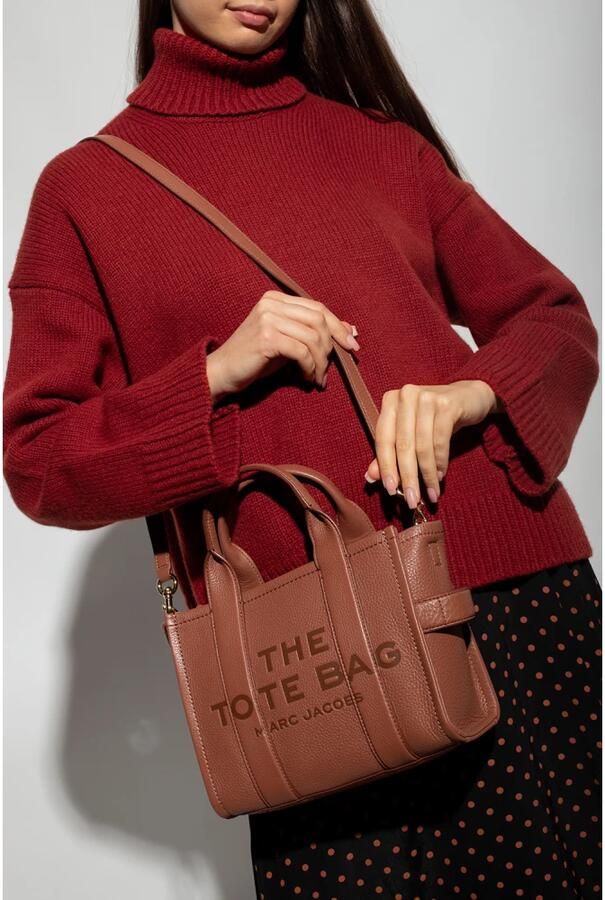 Marc Jacobs Mini Tote van Hoge Kwaliteit Leer Brown Dames - Foto 6
