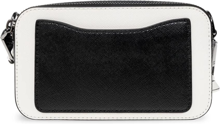 Marc Jacobs Witte Zwarte Schoudertas voor Vrouwen Double J Monogram Leren Crossbody Tas White Dames - Foto 5