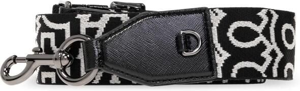 Marc Jacobs Witte Zwarte Schoudertas voor Vrouwen Double J Monogram Leren Crossbody Tas White Dames - Foto 19