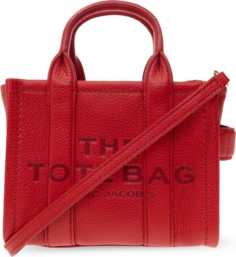 Marc Jacobs Totes & shoppers The Micro Tote in rood - Foto 3