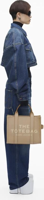 Marc Jacobs The Leather Medium Traveler Tote Bag Beige Dames - Foto 10