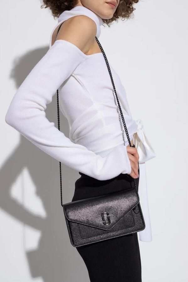 Marc Jacobs The Longshot Chain Wallet in zwart leer Black Dames - Foto 4