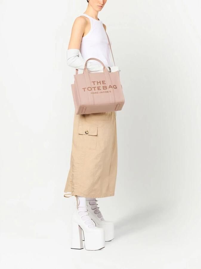 Marc Jacobs Totes & shoppers The Medium Tote in poeder roze - Foto 8