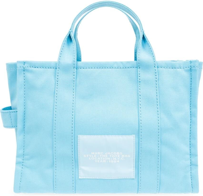 Marc Jacobs Canvas Tote Bag The Medium Style Blue Dames - Foto 3