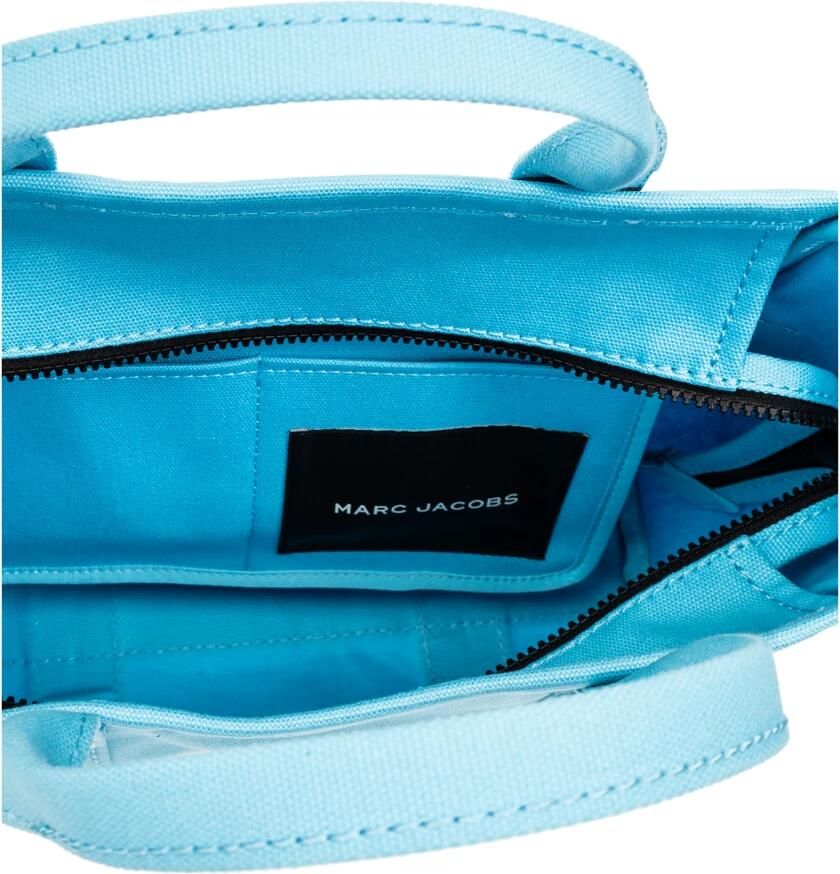 Marc Jacobs Canvas Tote Bag The Medium Style Blue Dames - Foto 2